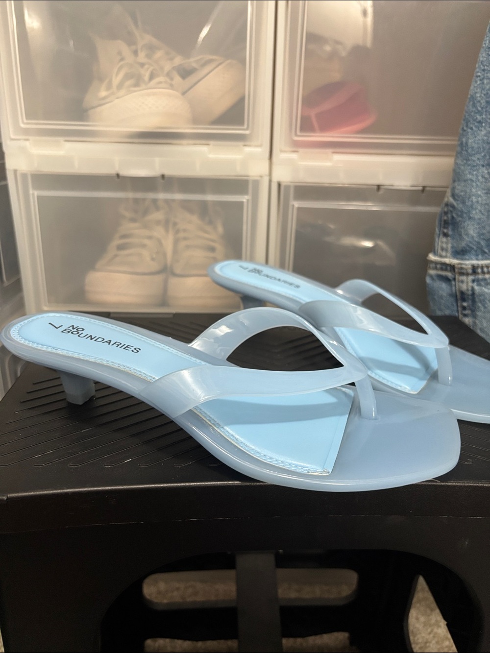 Jelly kitten heels
